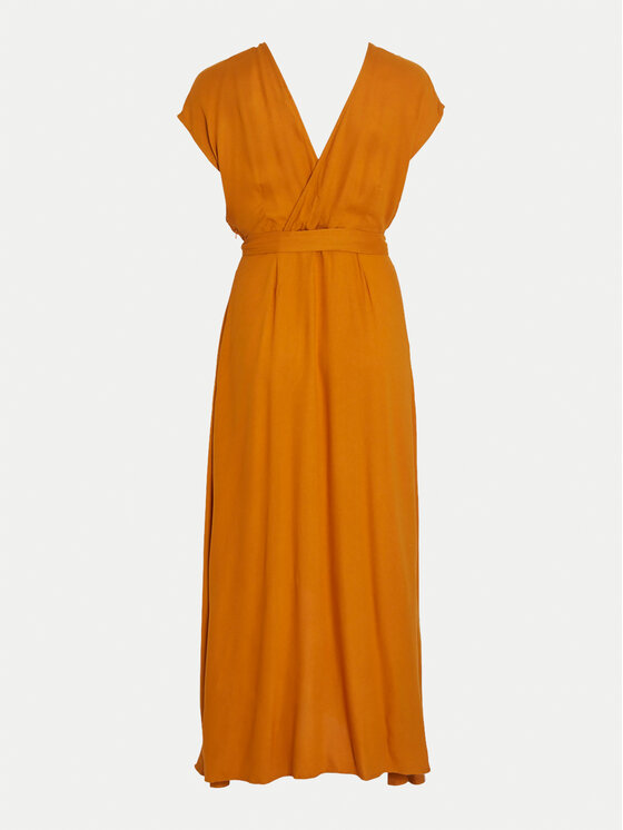 Vila Vila Igapäevane kleit Henrisse 14096205 Oranž Regular Fit