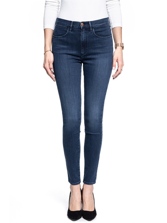 Wrangler Wrangler Jeans HIGH SKINNY Blu Skinny Fit
