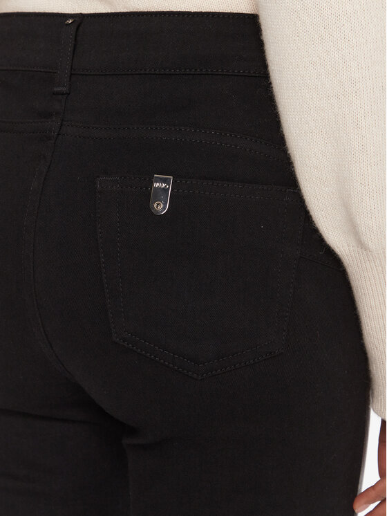 Liu Jo Liu Jo Панталони от имитация на кожа UF5035 E0747 Черен Skinny Fit