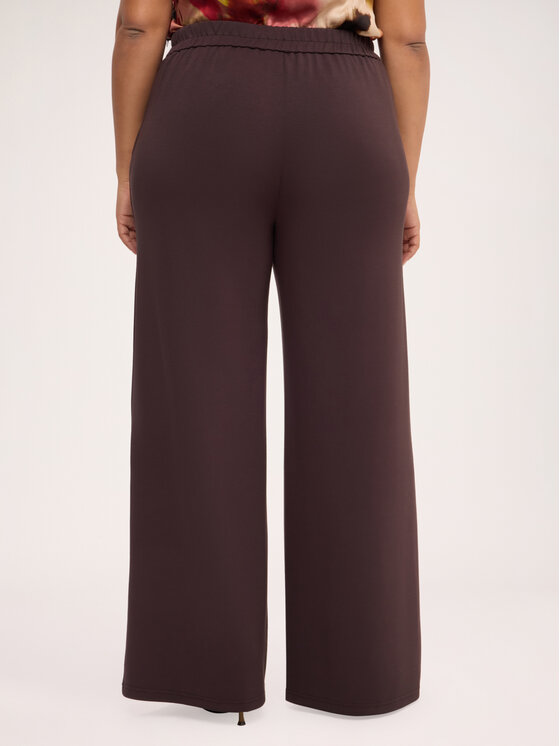 Fiorella Rubino Fiorella Rubino Spodnie materiałowe P878L102518N022 Brązowy Flared Fit