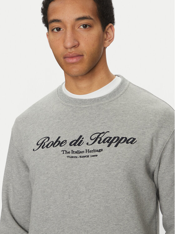 Robe di Kappa Robe di Kappa Mikina Robe Giovani 641411W Šedá Regular Fit