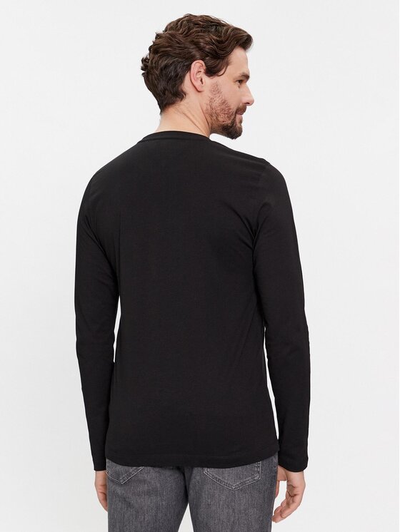 Tommy Hilfiger Tommy Hilfiger Longsleeve Arch Varsity MW0MW34252 Nero Regular Fit