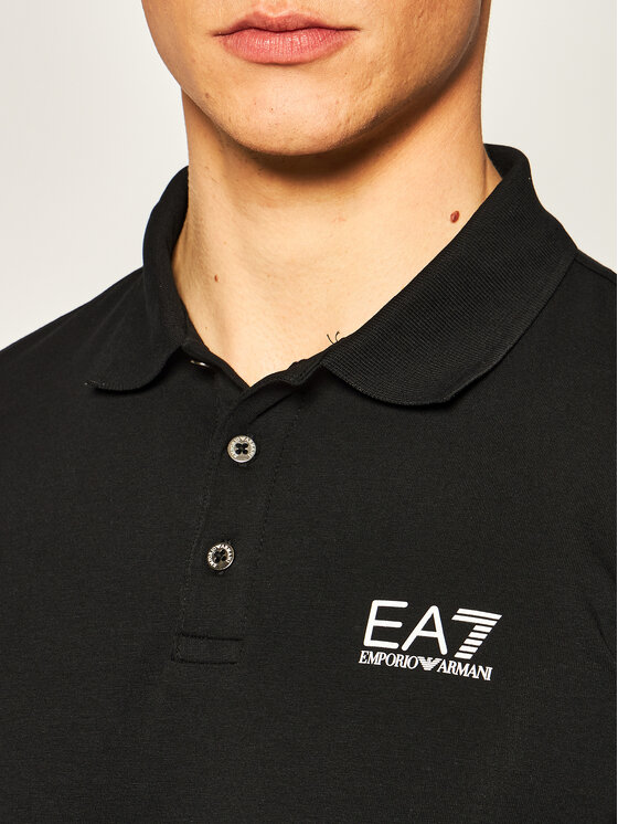 EA7 Emporio Armani EA7 Emporio Armani Polokošile 8NPF05 PJM5Z 1200 Černá Regular Fit