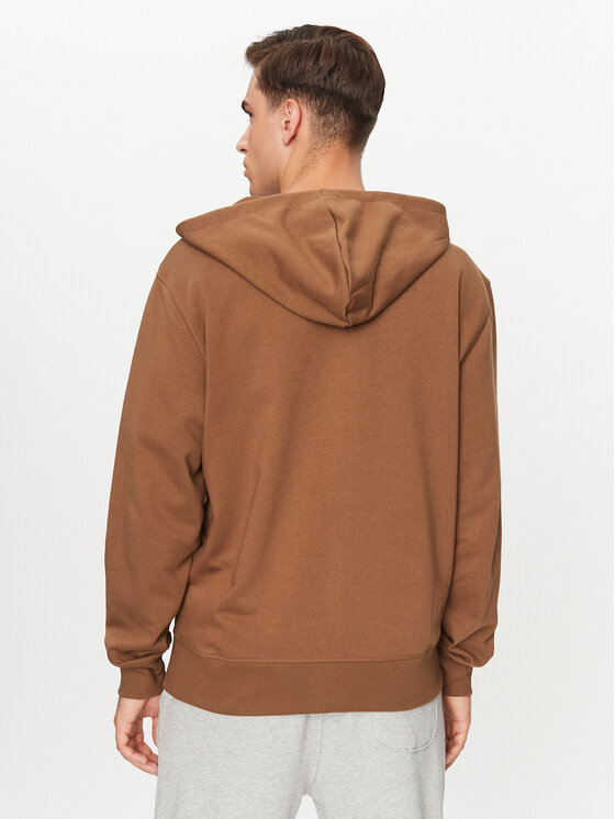 New Balance New Balance Jopa Essentials Stacked Logo French Terry Jacket MJ31536 Rjava Regular Fit