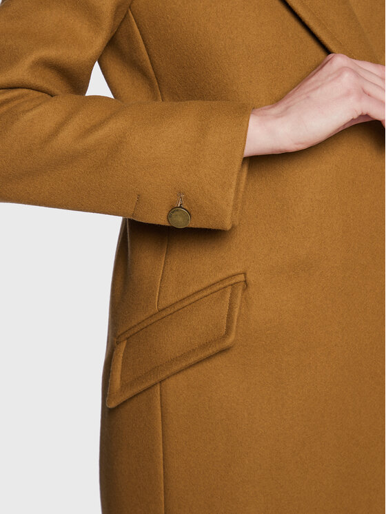 Ted Baker Ted Baker Gyapjú kabát Frejia 264208 Barna Regular Fit