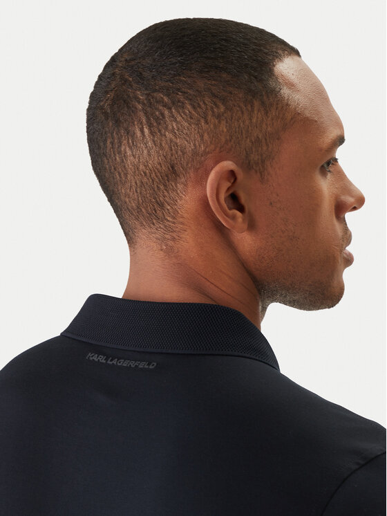 KARL LAGERFELD KARL LAGERFELD Polokošeľa 745000 562200 Tmavomodrá Regular Fit