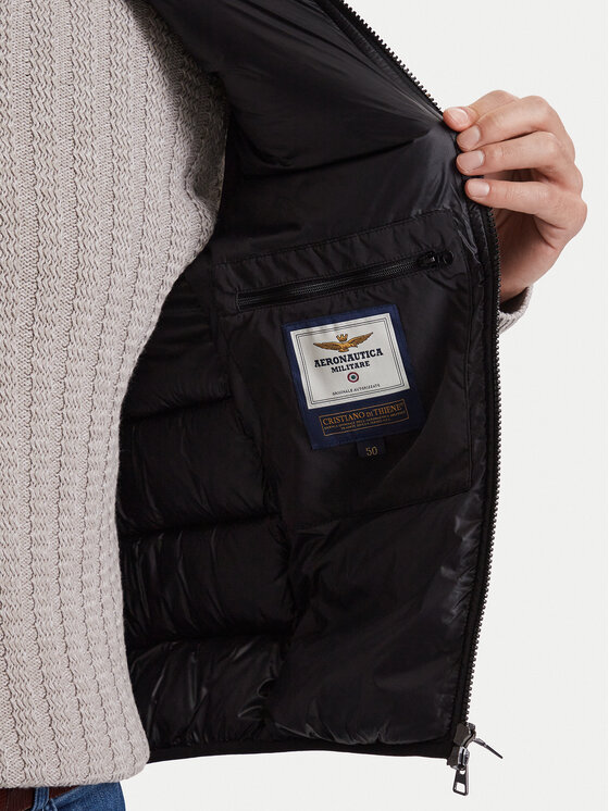 Aeronautica Militare Aeronautica Militare Gilet 262AB3073UCT04358 Nero Regular Fit