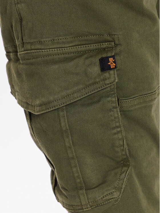 Alpha Industries Alpha Industries Spodnie materiałowe Army 196210 Zielony Regular Fit