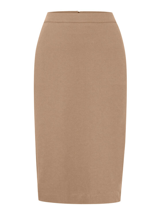 ICHI ICHI Gonna a matita 20118160 Beige Slim Fit