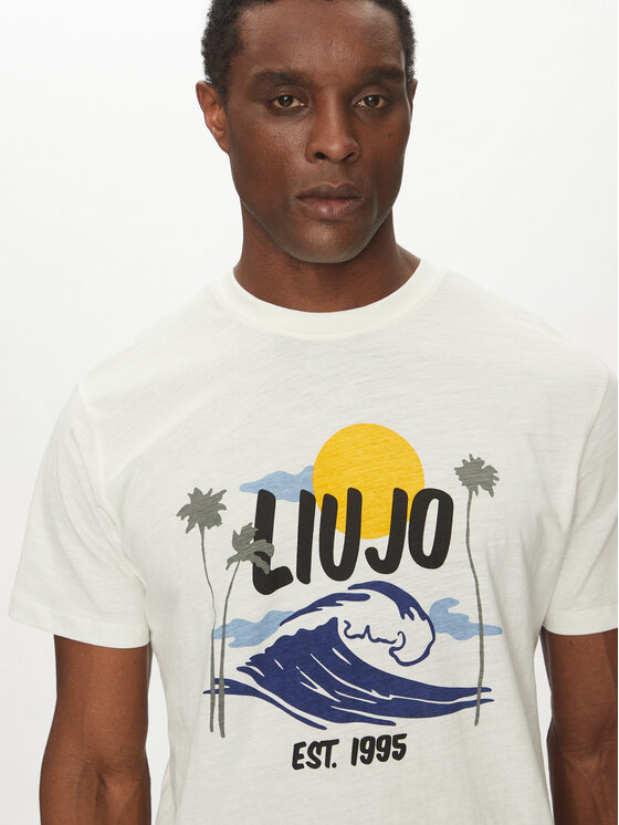 Liu Jo Liu Jo T-shirt QA5274 J7734 Bianco Regular Fit