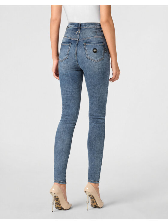 PHILIPP PLEIN PHILIPP PLEIN Jeggins 22713 Šedá Jegging Fit