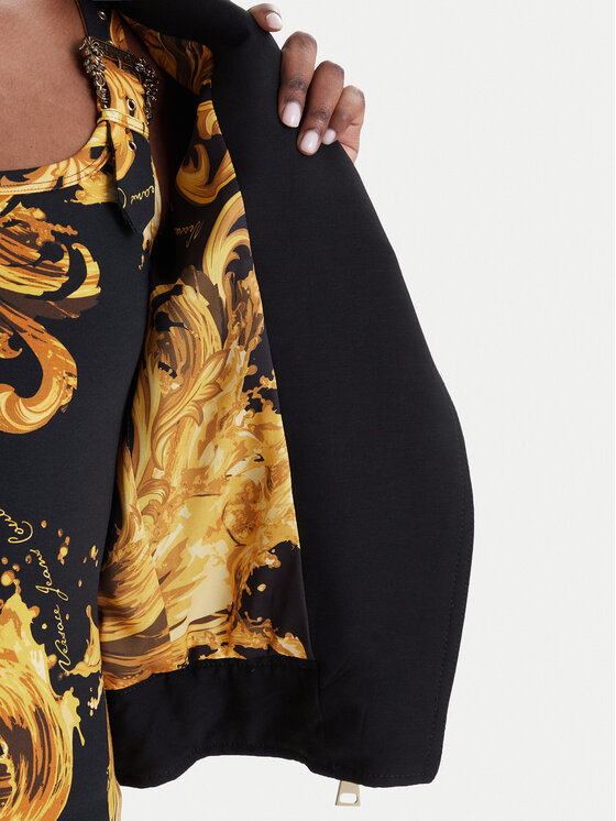 Versace Jeans Couture Versace Jeans Couture Átmeneti kabát 80HAS410 N0432 Fekete Loose Fit