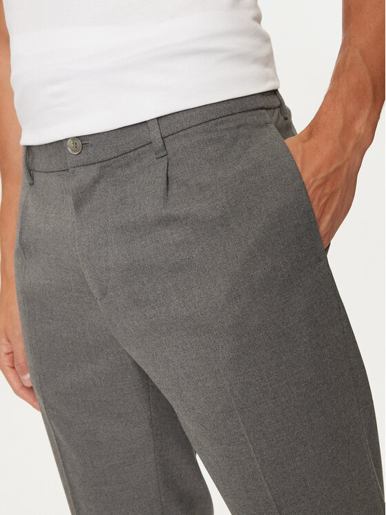 Sisley Sisley Hlače iz tkanine 470USF04N Siva Slim Fit