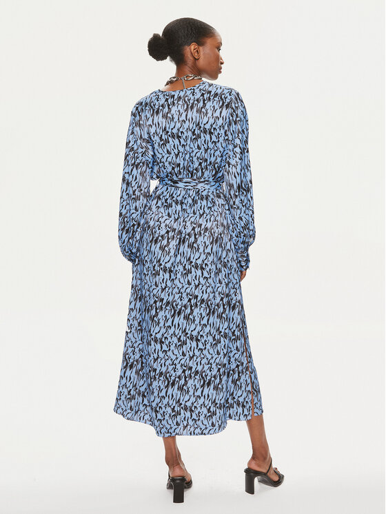 Karen by Simonsen Karen by Simonsen Rochie tip cămașă Nikole 10104885 Albastru Regular Fit