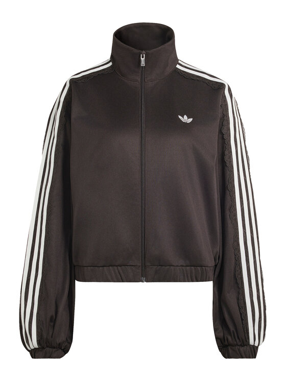 adidas adidas Mikina Lace Oversized Archive Track Top LG4278 Hnedá Regular Fit