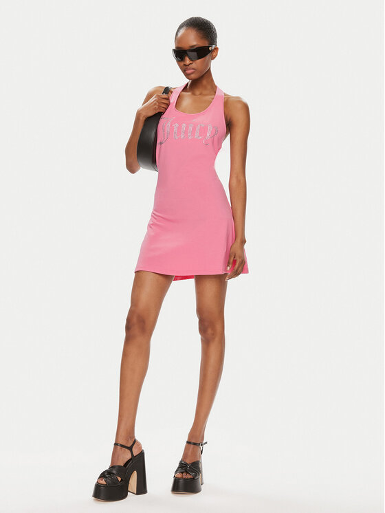 Juicy Couture Juicy Couture Sommerkleid Hector JCWED24311 Rosa Slim Fit