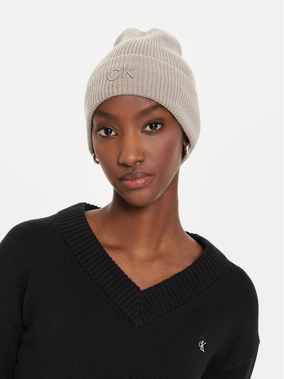 Calvin Klein Calvin Klein Kepurė Embroidery Fine K60K612590 Smėlio