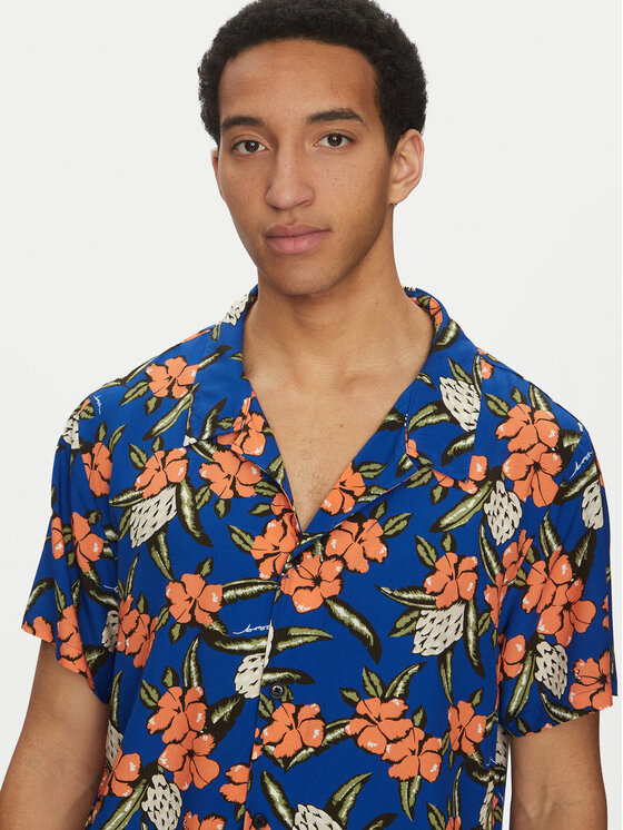 BOSS BOSS Ing Beach 50535793 Kék Regular Fit