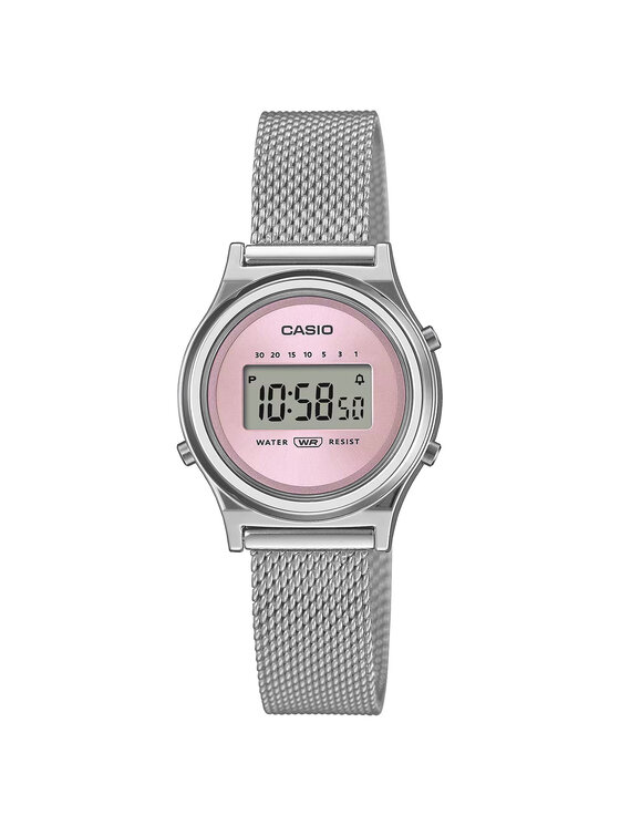 Casio Casio Ρολόι LA700WEM-4AEF Ασημί