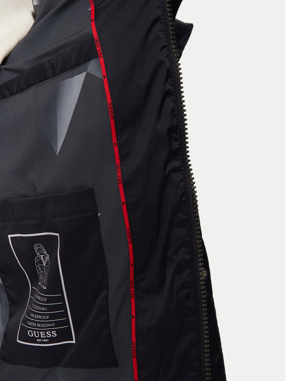 Guess Guess Ziemas jaka M4BL21 WGJ42 Tumši zils Regular Fit