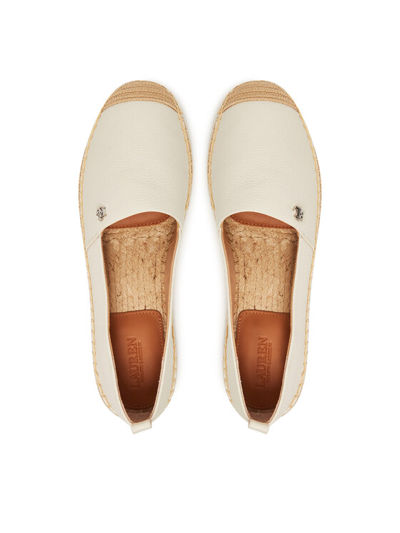 LAUREN RALPH LAUREN LAUREN RALPH LAUREN Espadryle Cameryn IV 802905304003 Biały
