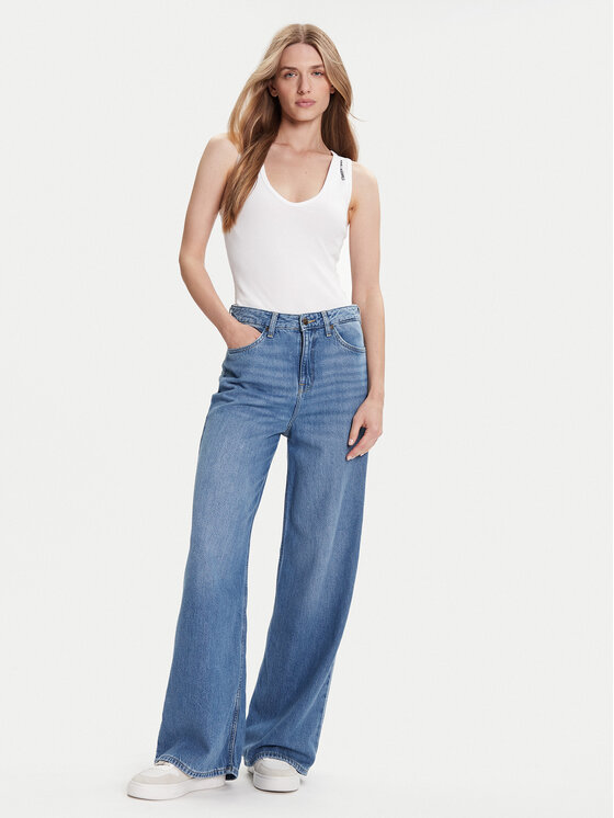 Lee Lee Traperice Stella 112371455 Plava Wide Leg