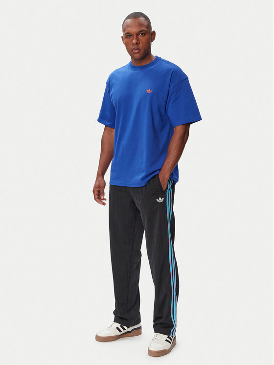 adidas adidas T-Shirt Trefoil Essentials HZ1002 Μπλε Loose Fit