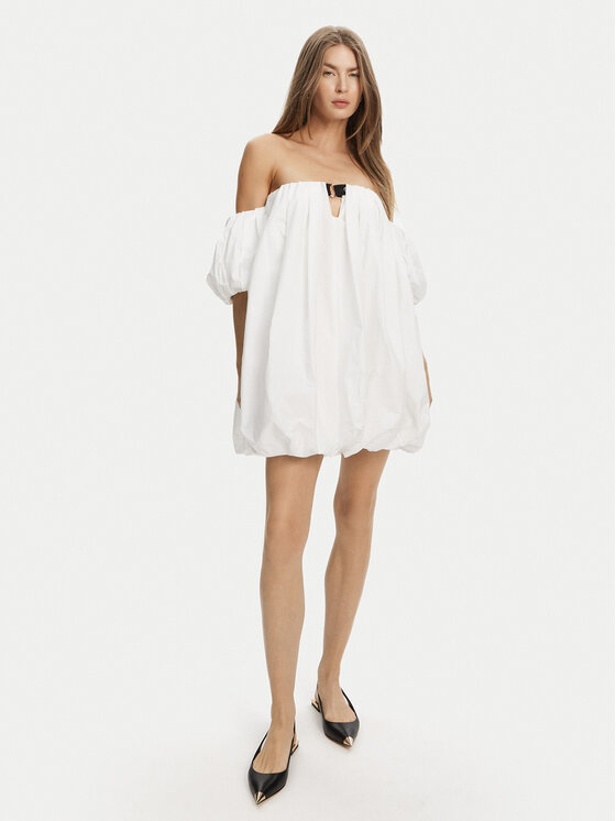 PINKO PINKO Letné šaty 105211 A2LD ZZ1 Biela Regular Fit