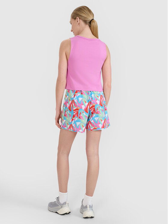 4F 4F Szorty materiałowe BEACHWEAR BASIC Kolorowy Regular Fit