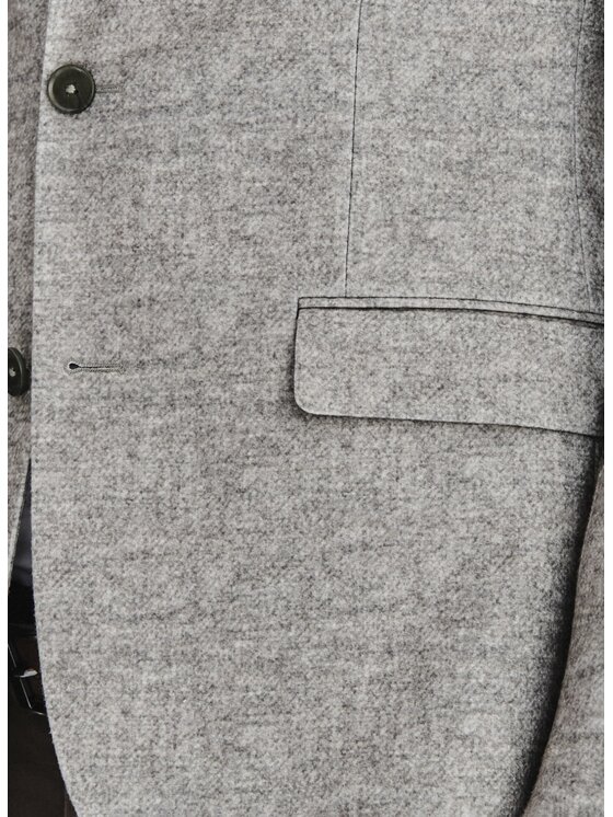 Pako Lorente Pako Lorente Marynarka P25WF-3X-035 Szary Slim Fit