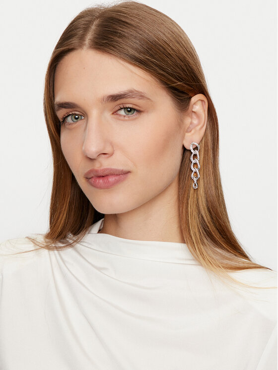 LAUREN RALPH LAUREN LAUREN RALPH LAUREN Uhani 14G00850 Srebrna