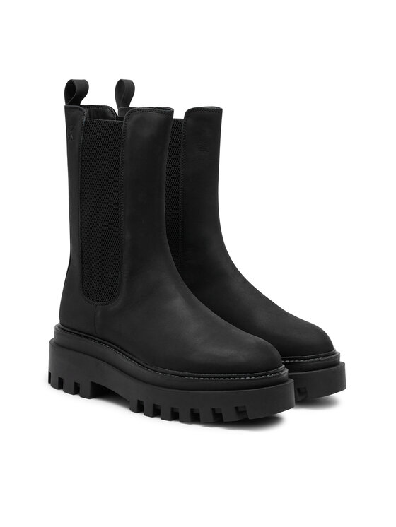 Calvin Klein Jeans Calvin Klein Jeans Klassische Stiefeletten YW0YW01684 Schwarz