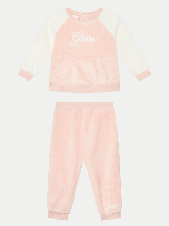 Guess Tepláková súprava A4BG13 WFRS0 Ružová Regular Fit