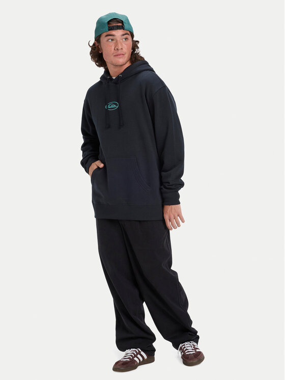 Quiksilver Quiksilver Majica dugih rukava Salt Water Graphic EQYFT05126 Crna Regular Fit