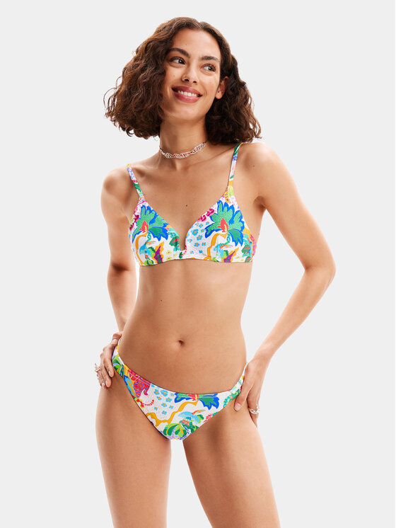 Desigual Bikini augšdaļa Jungle 24SWMK10 Daudzkrāsains