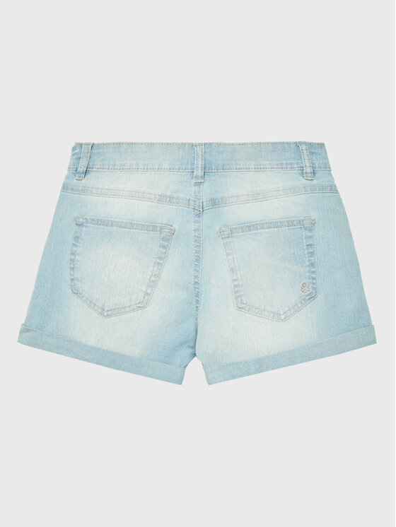 United Colors Of Benetton United Colors Of Benetton Szorty jeansowe 4XA2C9010 Błękitny Regular Fit