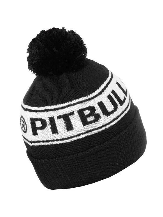 PITBULL PITBULL Czapka Czapka zimowa Vermel Pitbull R uniwersalny Czarny