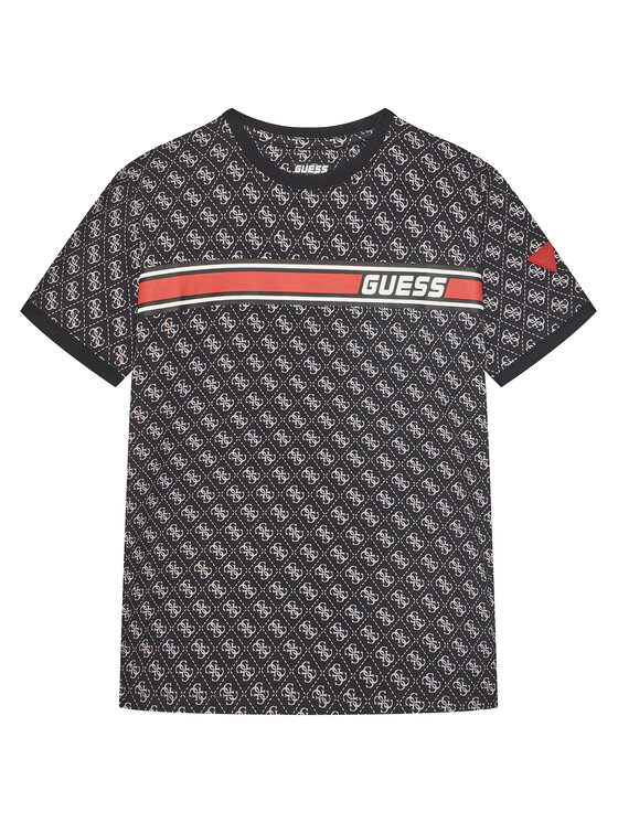 Guess T-Shirt L4YI47 J1314 Czarny Regular Fit