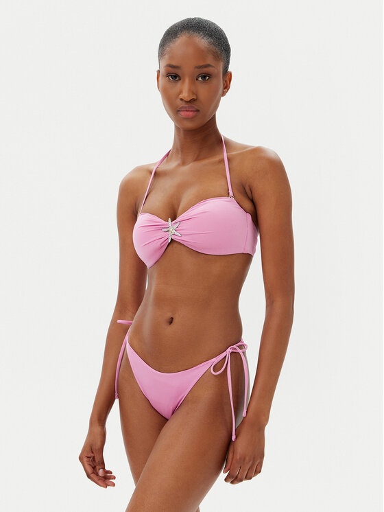 Guess Guess Bikini partea de jos E5GO17 KC692 Roz Regular Fit