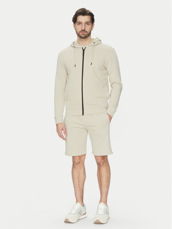 Guess Guess Sportiniai šortai Z2YD04 KAIJ1 Écru Regular Fit