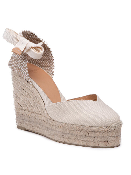 Castañer Castañer Espadrile Chiara/8ED/001 020992-203-35 Alb