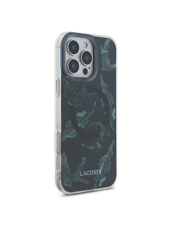 Lacoste Lacoste Etui na telefon Apple iPhone 16 Pro Max Czarny