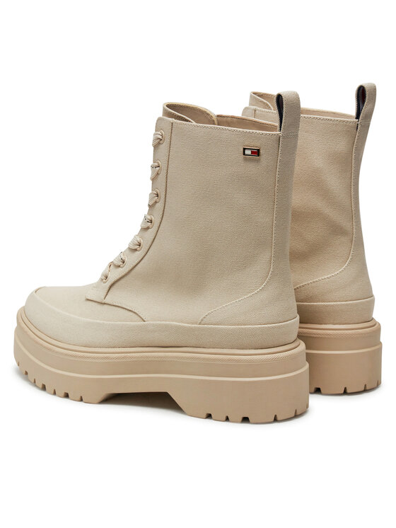 Tommy Hilfiger Tommy Hilfiger Trzewiki FW0FW08200 Beżowy