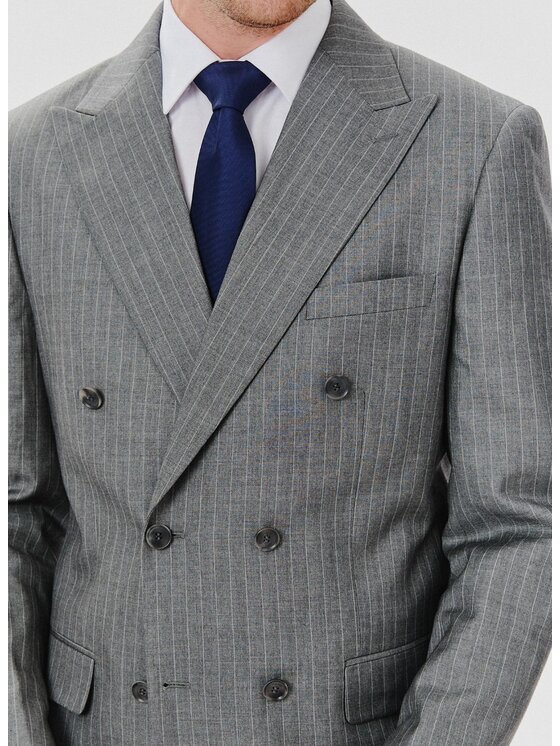 Pako Lorente Pako Lorente Marynarka P24WF-3G-004 Szary Slim Fit