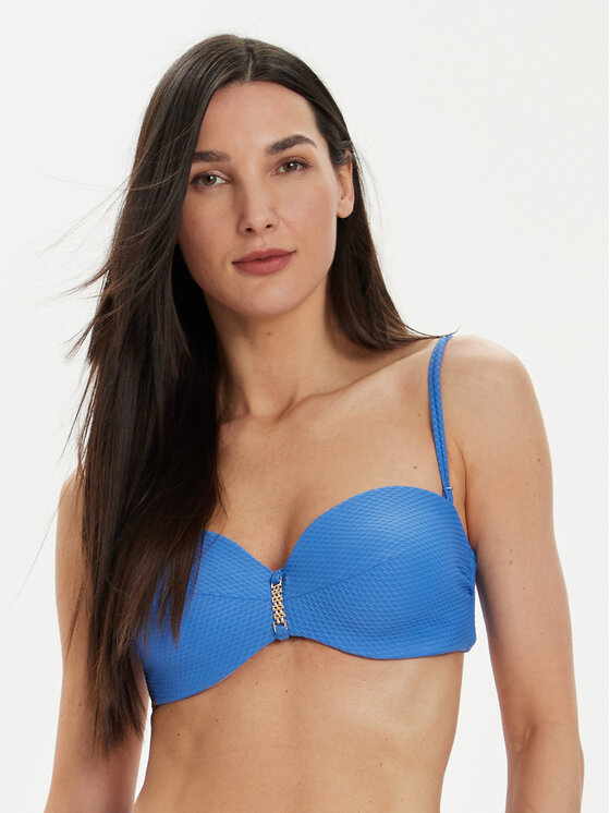 Selmark Selmark Bikini partea de sus BJ516 Albastru