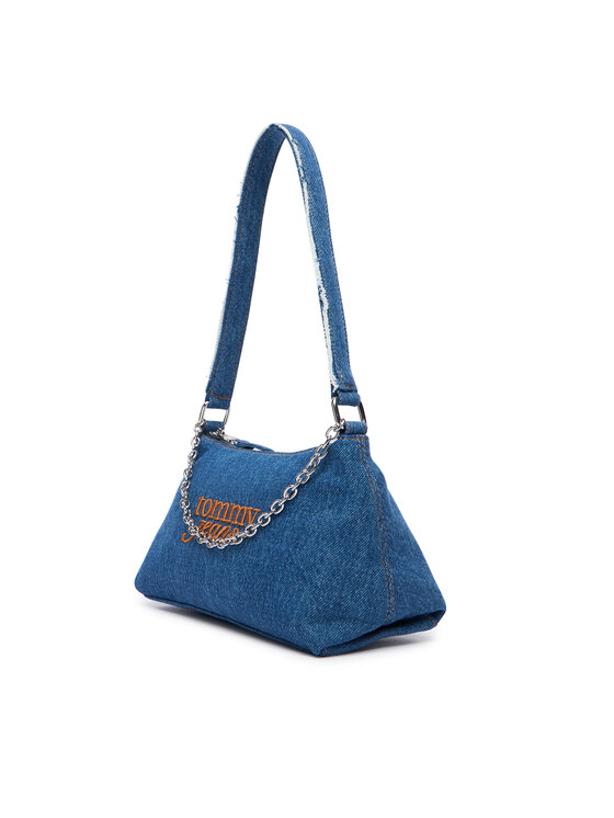 Tommy Jeans Tommy Jeans Ročna torba Tjw Cool Denim Shoulder Bag AW0AW18575 Modra