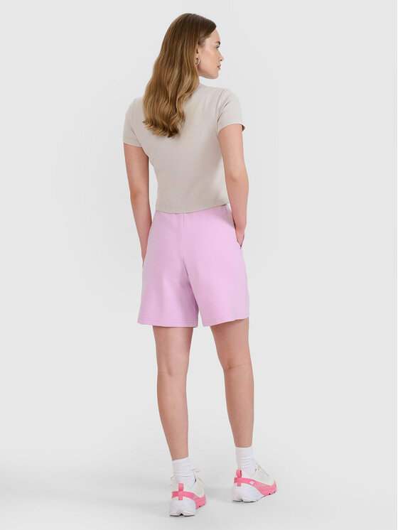 4F 4F Szorty sportowe MIDSHOP TEXTILE Różowy Regular Fit