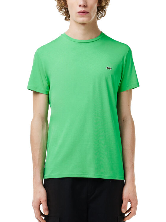 Lacoste Lacoste T-Shirt TH6709 Πράσινο Regular Fit