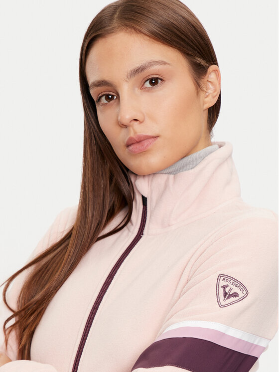 Rossignol Rossignol Fleecejacke Strawpile RLNWL06 Rosa Regular Fit
