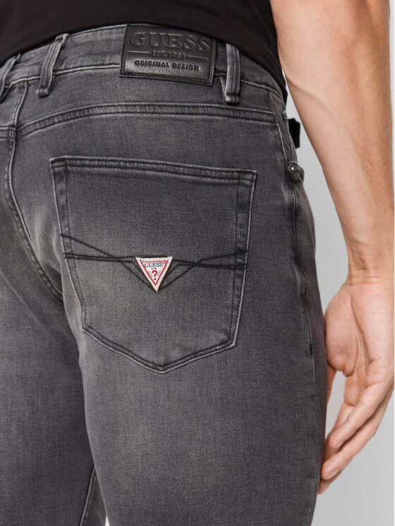 Guess Guess Пуловер Angeles M2YAN2 D4Q52 Сив Slim Fit